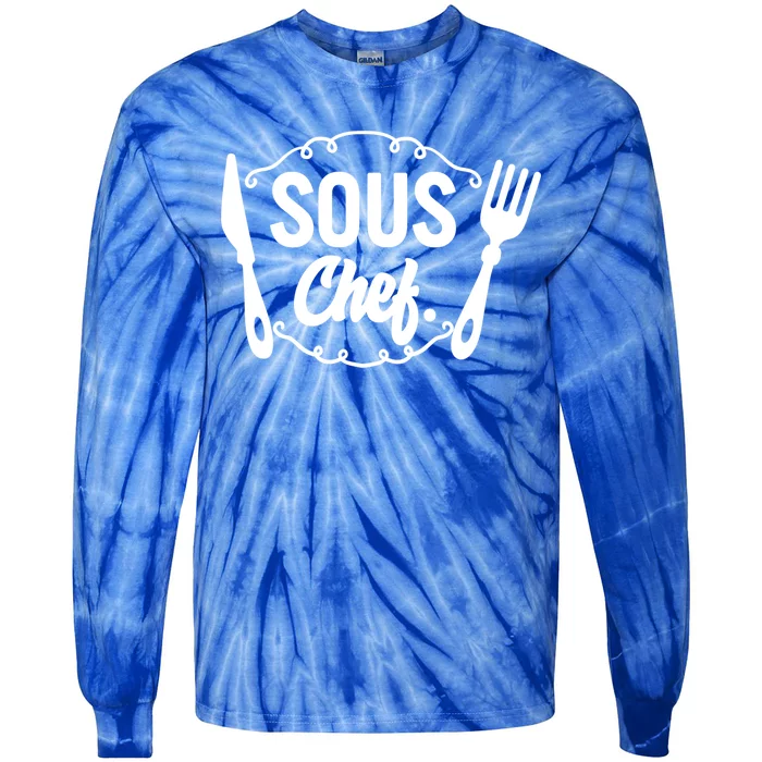 Sous Chef Family Matching Head Chef Mothers Day Mom Birthday Gift Tie-Dye Long Sleeve Shirt