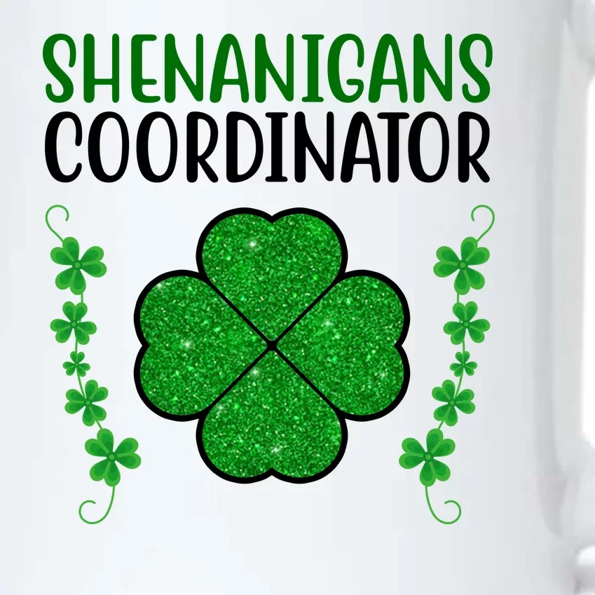 Shenanigans Coordinator Festive St Patrick's Day Black Color Changing Mug