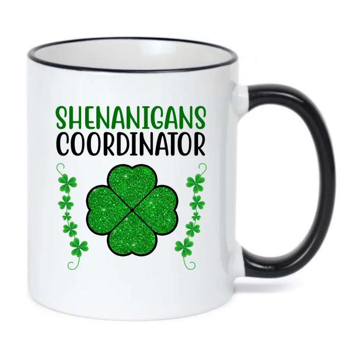 Shenanigans Coordinator Festive St Patrick's Day Black Color Changing Mug