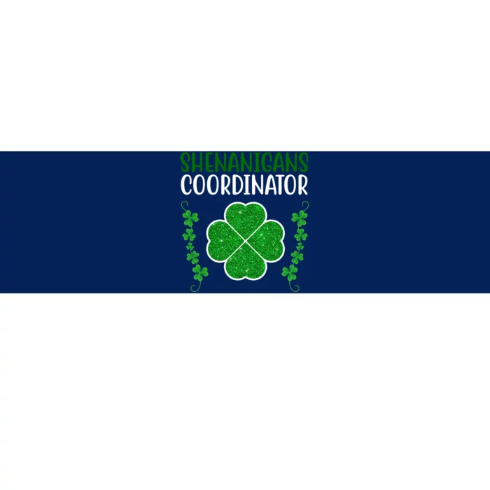 Shenanigans Coordinator Festive St Patrick's Day Bumper Sticker