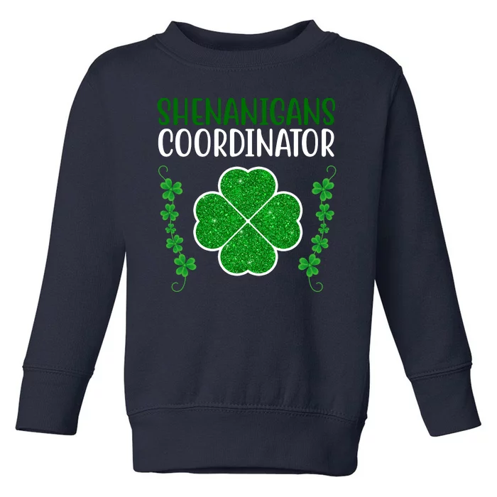 Shenanigans Coordinator Festive St Patrick's Day Toddler Sweatshirt