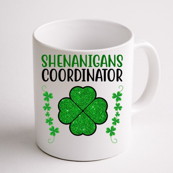 Shenanigans Coordinator Festive St Patrick's Day Front & Back Coffee Mug