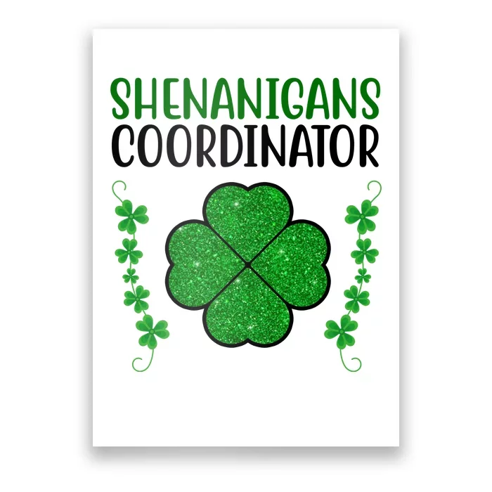 Shenanigans Coordinator Festive St Patrick's Day Poster