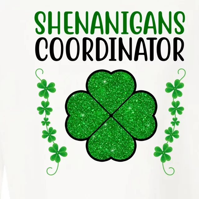 Shenanigans Coordinator Festive St Patrick's Day Cropped Pullover Crew