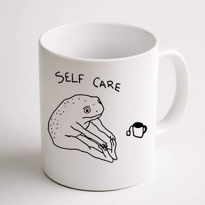 Be kind to yourself frog mug 