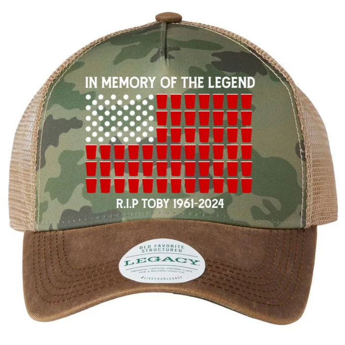 Solo Cup Flag Rip The Legend Toby Legacy Tie Dye Trucker Hat