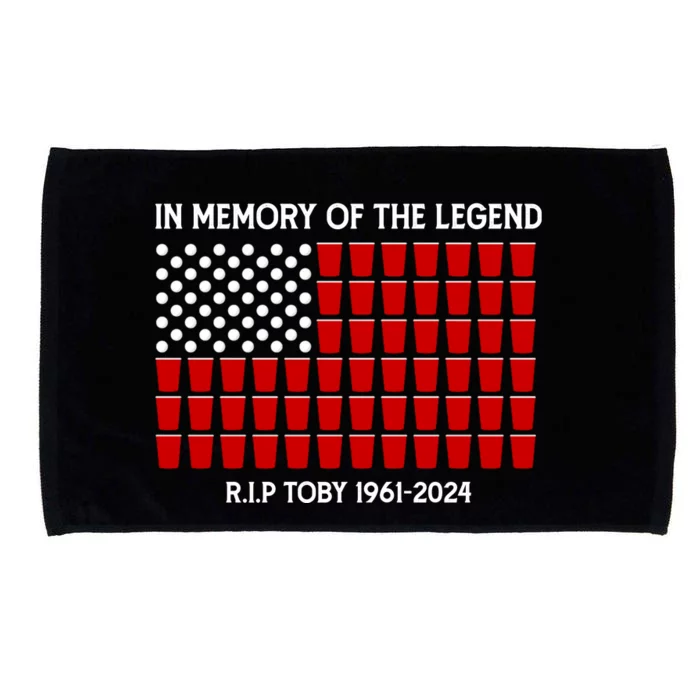 Solo Cup Flag Rip The Legend Toby Microfiber Hand Towel