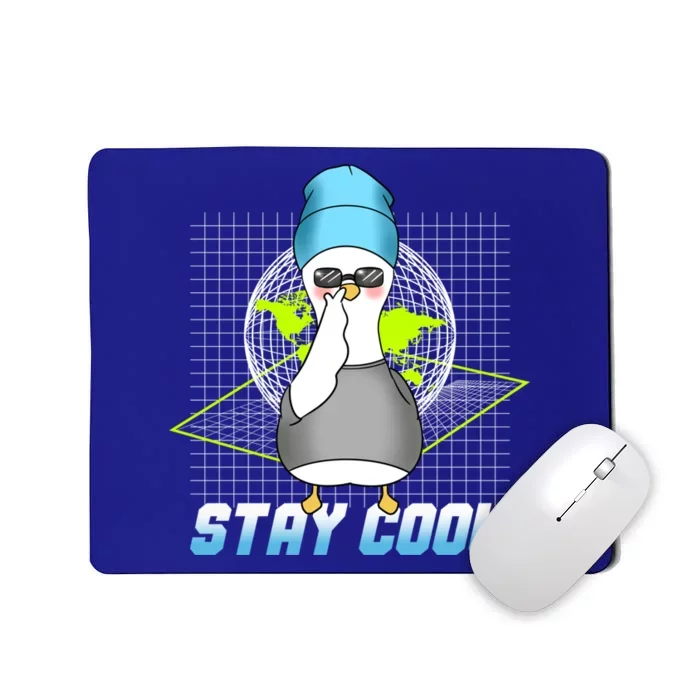 Stay Cool Funny Duck Goose Futuristic Duck Great Gift Mousepad