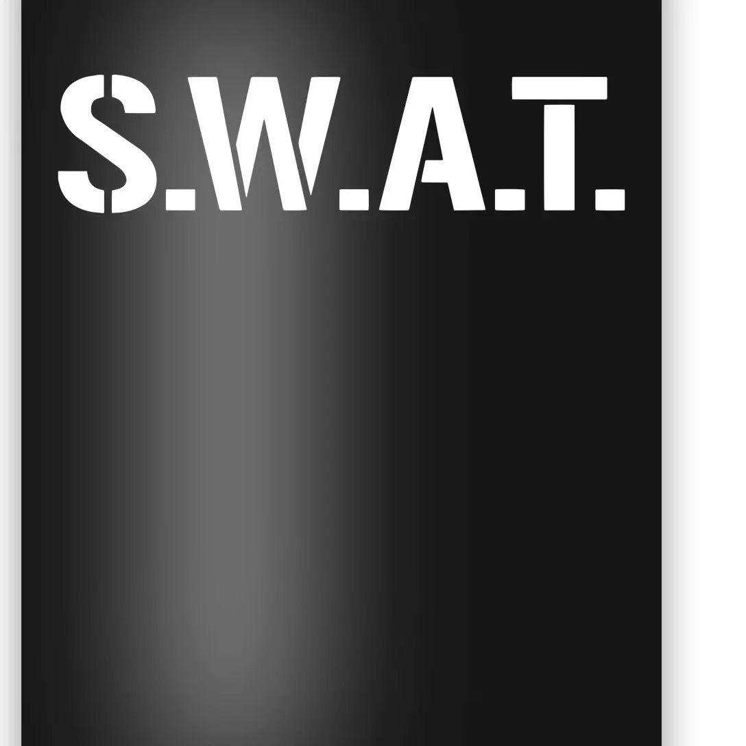 SWAT Costume Funny Halloween Group Outfit Poster