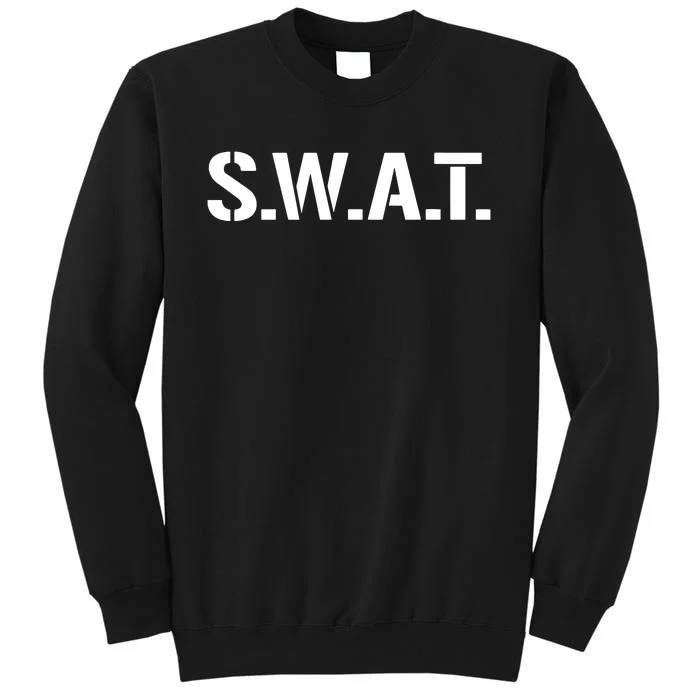 SWAT Costume Funny Halloween Group Outfit Tall Sweatshirt