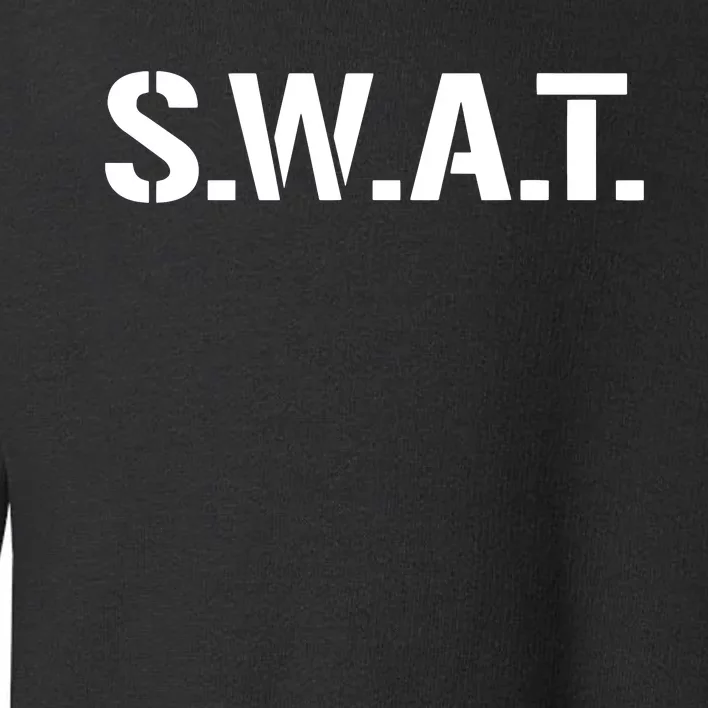 SWAT Costume Funny Halloween Group Outfit Toddler Sweatshirt