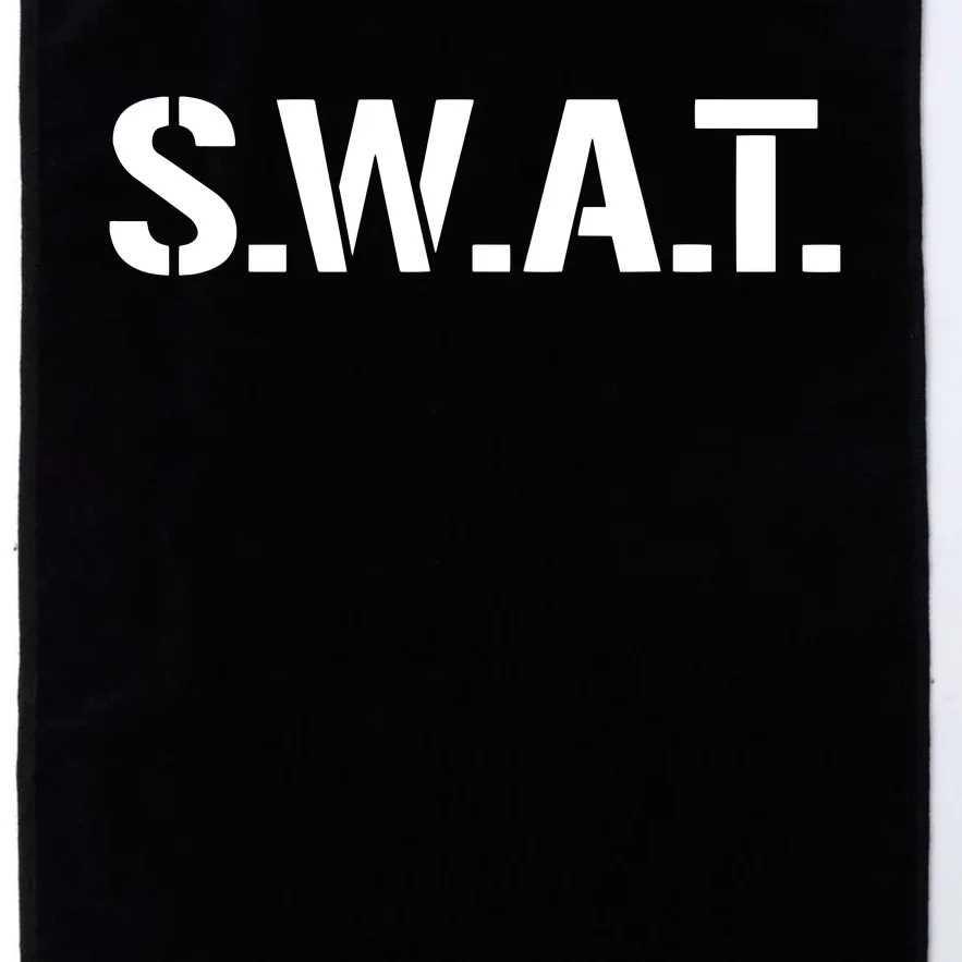 SWAT Costume Funny Halloween Group Outfit Platinum Collection Golf Towel