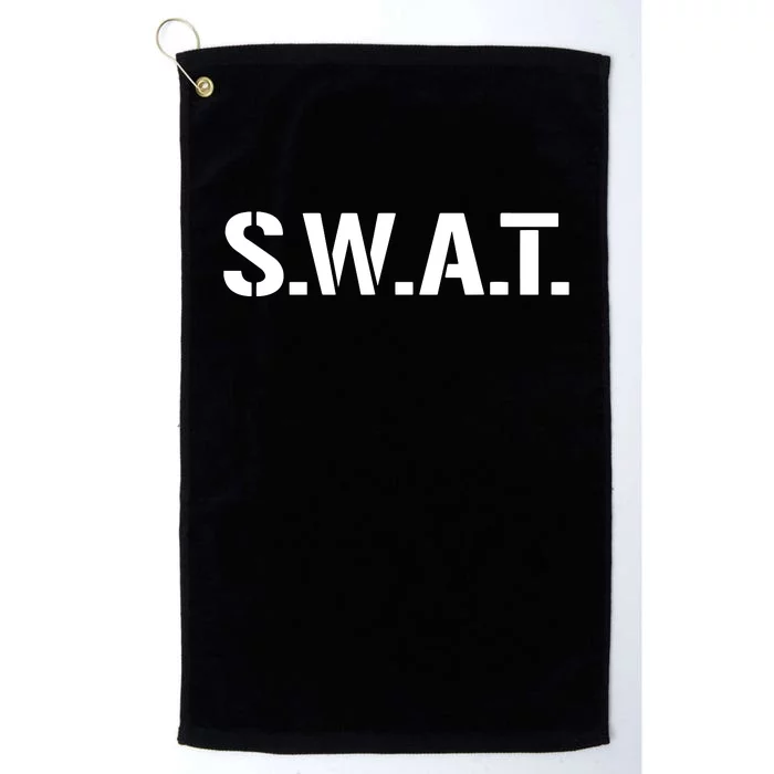 SWAT Costume Funny Halloween Group Outfit Platinum Collection Golf Towel