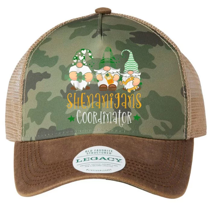 Shenanigans Coordinator Funny St Patricks Day Teacher Legacy Tie Dye Trucker Hat