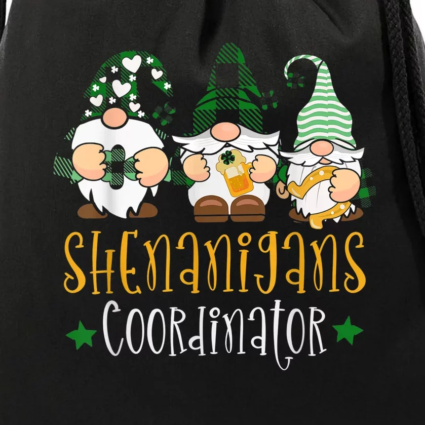 Shenanigans Coordinator Funny St Patricks Day Teacher Drawstring Bag