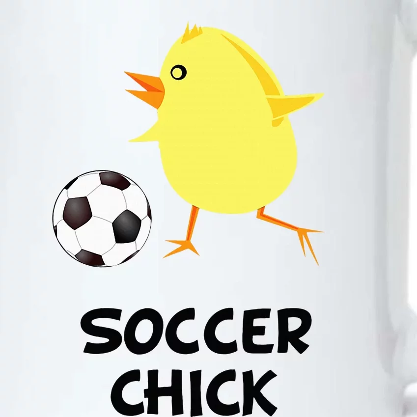 Soccer Chick Funny Female Sport Black Color Changing Mug