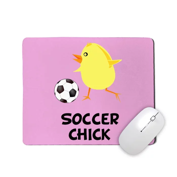 Soccer Chick Funny Female Sport Mousepad