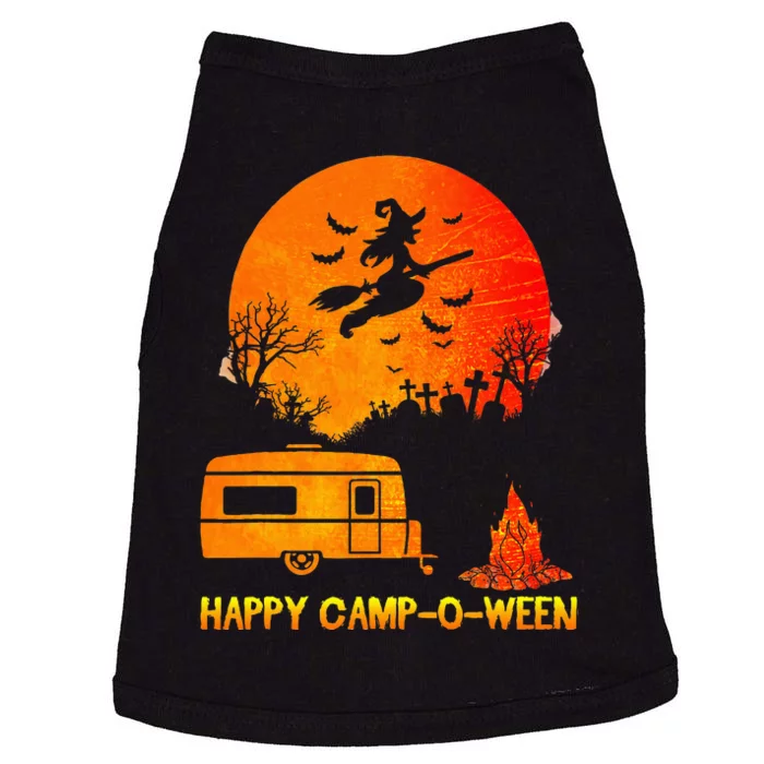 Spooky Camping Fun Happy Camp O Ween Doggie Tank