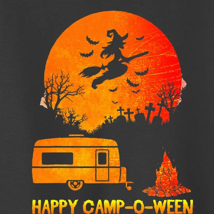 Spooky Camping Fun Happy Camp O Ween Toddler T-Shirt