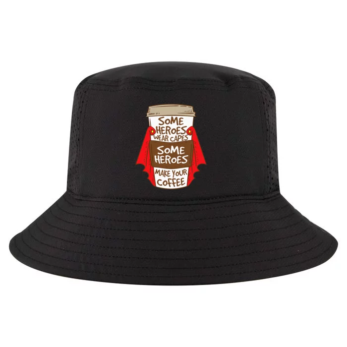 Superhero Coffee For Coffee Lovers And Baristas Cool Comfort Performance Bucket Hat