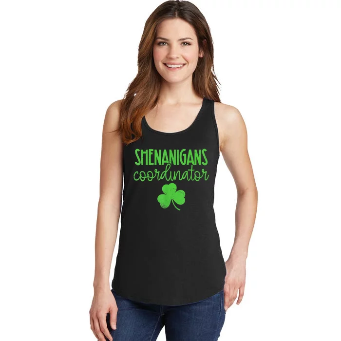 Shenanigans Coordinator Funny Teacher St Patricks Day Ladies Essential Tank