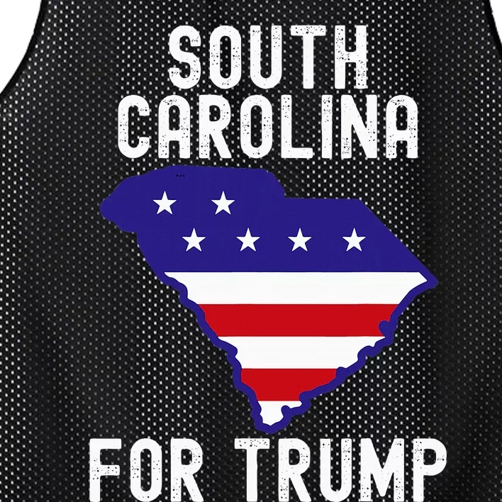 South Carolina For Trump Donald Trump Us Election Mesh Reversible Basketball Jersey Tank