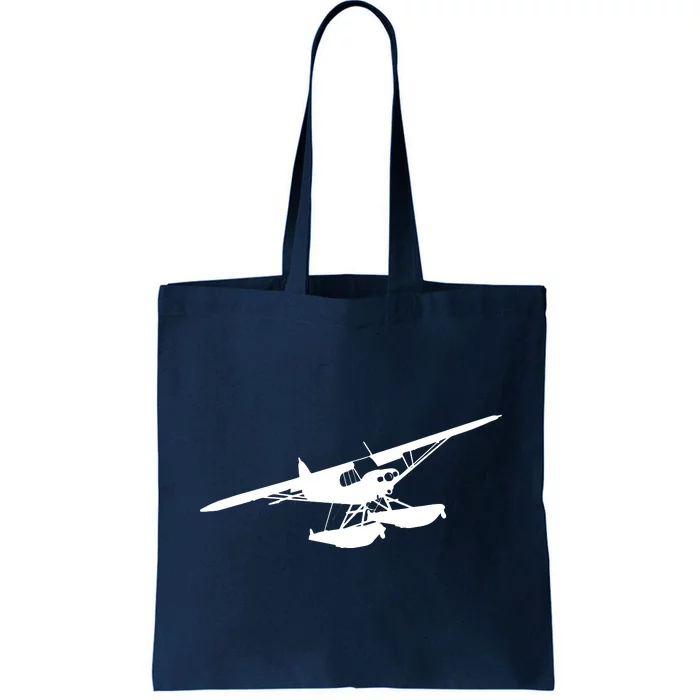 Super Cub Floatplane Airplane Bushplane Flying Pilot Tote Bag