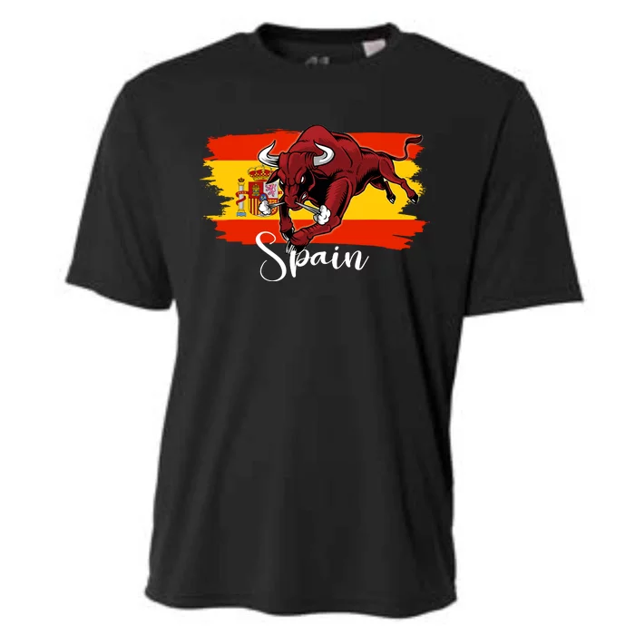 Spanish Clothes For Wo Spain Cooling Performance Crew T-Shirt