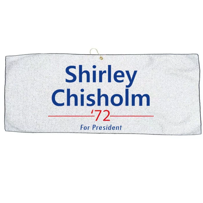 Shirley Chisholm For President 1972 Light Large Microfiber Waffle Golf Towel