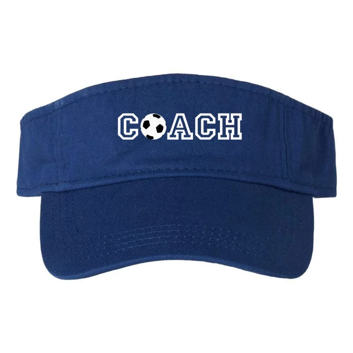 Soccer Coach Funny Gift Appreciation Gift For Soccer Coaches Valucap Bio-Washed Visor