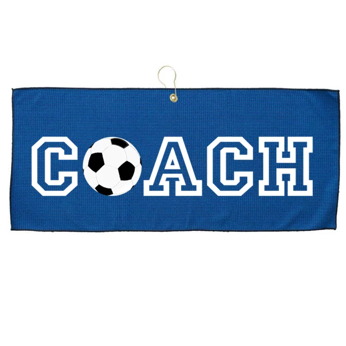 Soccer Coach Funny Gift Appreciation Gift For Soccer Coaches Large Microfiber Waffle Golf Towel