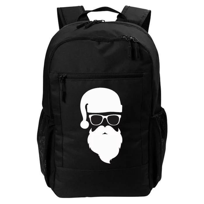 Santa Claus Face Sunglasses with Hat Beard Christmas Daily Commute Backpack