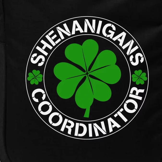 Shenanigans Coordinator Funny Teacher St Patrick's Day Impact Tech Backpack