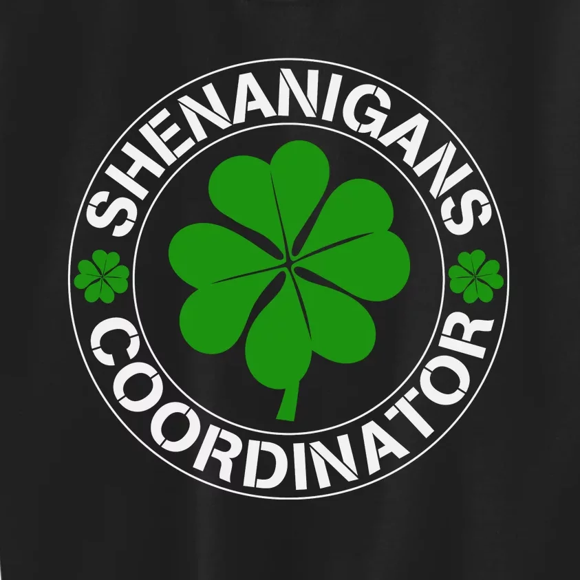 Shenanigans Coordinator Funny Teacher St Patrick's Day Kids Sweatshirt