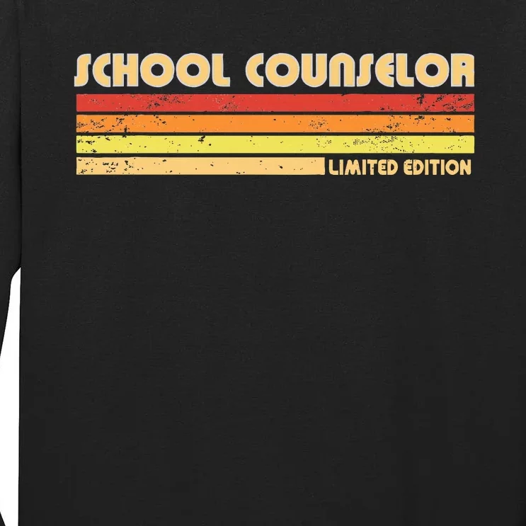 School Counselor Funny Personalized Profession Birthday Idea Tall Long Sleeve T-Shirt