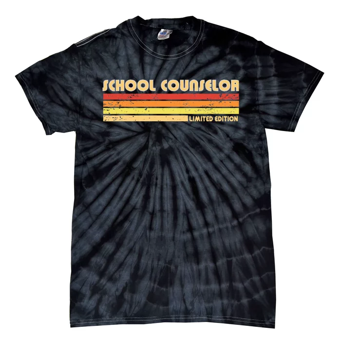 School Counselor Funny Personalized Profession Birthday Idea Tie-Dye T-Shirt