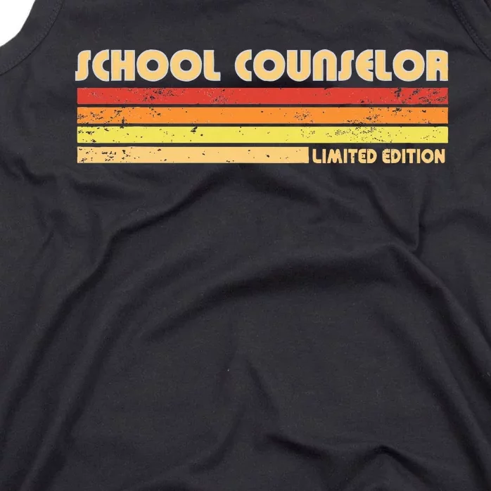 School Counselor Funny Personalized Profession Birthday Idea Tank Top