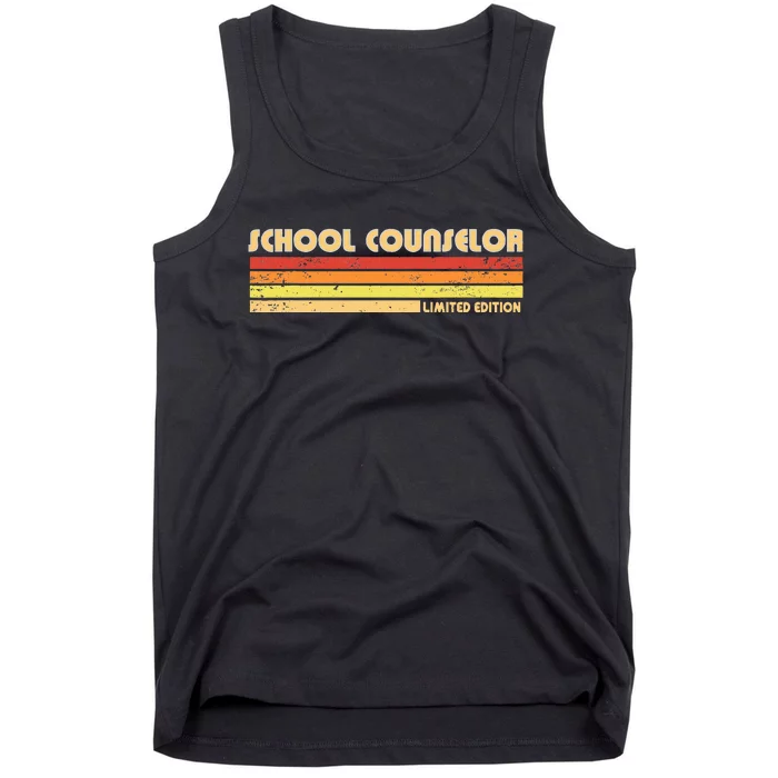 School Counselor Funny Personalized Profession Birthday Idea Tank Top