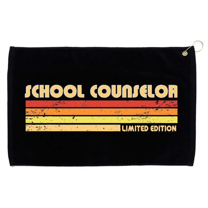 School Counselor Funny Personalized Profession Birthday Idea Grommeted Golf Towel