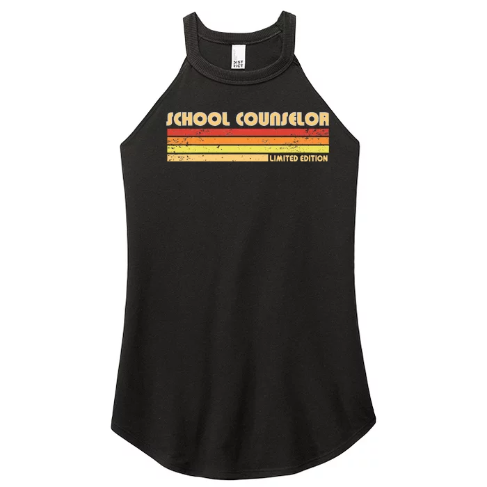 School Counselor Funny Personalized Profession Birthday Idea Women’s Perfect Tri Rocker Tank