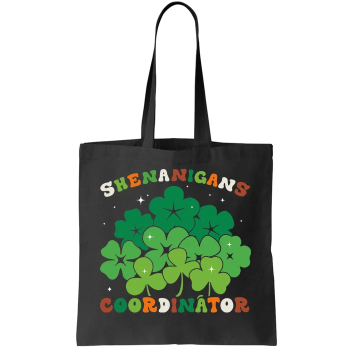 Shenanigans Coordinator Funny St Patricks Day Teacher Tote Bag