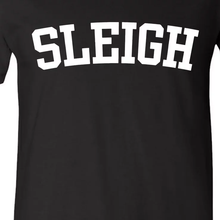 Sleigh Christmas Family V-Neck T-Shirt