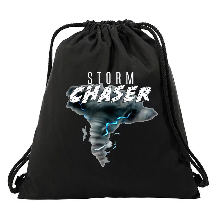 Storm Chasing For Tornado Chaser Weather Forecasting Drawstring Bag