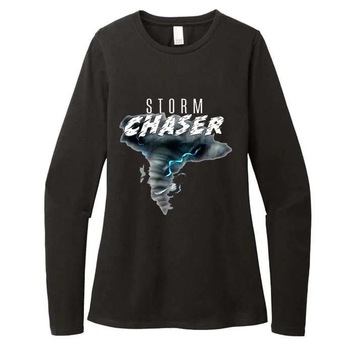 Storm Chasing For Tornado Chaser Weather Forecasting Womens CVC Long Sleeve Shirt