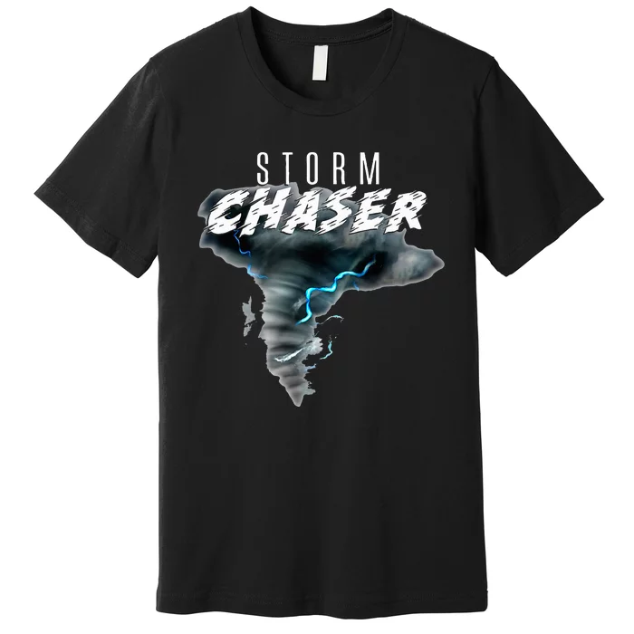 Storm Chasing For Tornado Chaser Weather Forecasting Premium T-Shirt