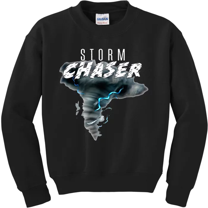 Storm Chasing For Tornado Chaser Weather Forecasting Kids Sweatshirt