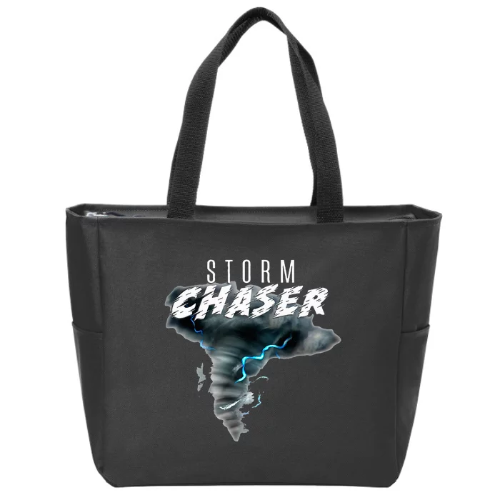 Storm Chasing For Tornado Chaser Weather Forecasting Zip Tote Bag