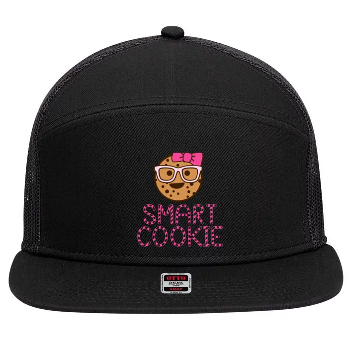 Smart Cookie Funny School 7 Panel Mesh Trucker Snapback Hat