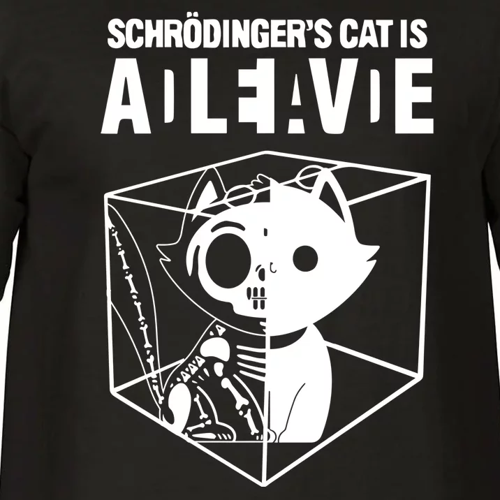 Schrodinger’s Cat Funny Science Cat Dead And Alive Comfort Colors T-Shirt