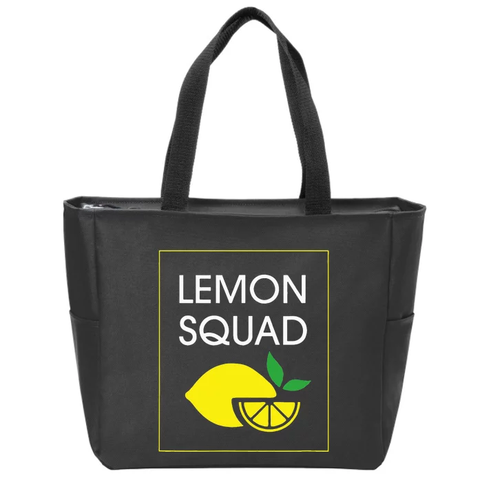 Summer Citrus Fruits Exotic Lemon Lemonade Zip Tote Bag